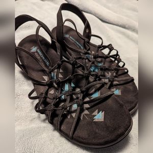 Skechers Reggae Slim - Forget Me Knot Sandals Women's Size 11